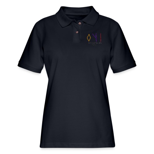 Kyoshin-Tekina Studios logo (black test) - Women's Pique Polo Shirt