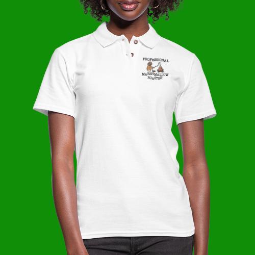 Professional Marshmallow Roaster - Women's Pique Polo Shirt