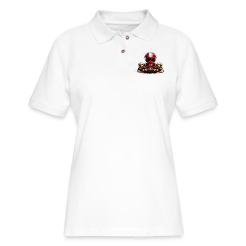Carcadelogoracerback - Women's Pique Polo Shirt