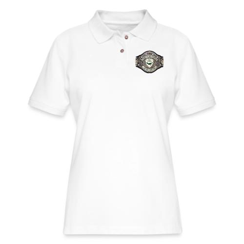 Nap Champion Belt T Shirt - Women's Pique Polo Shirt