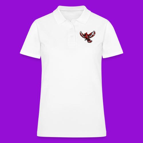 Silver Cardinal in Flight - Women's Pique Polo Shirt