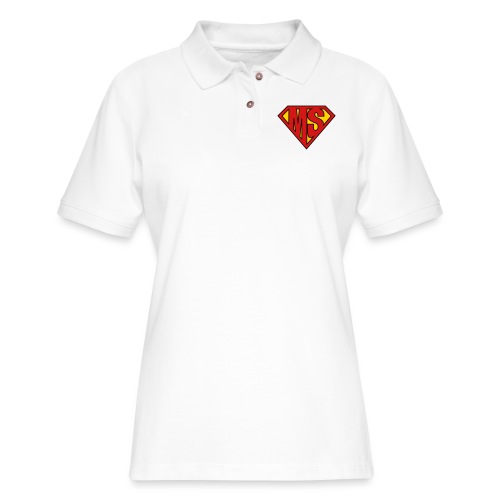 MS Superhero - Women's Pique Polo Shirt