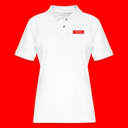 OxyGang: Red Box Products - Women's Pique Polo Shirt