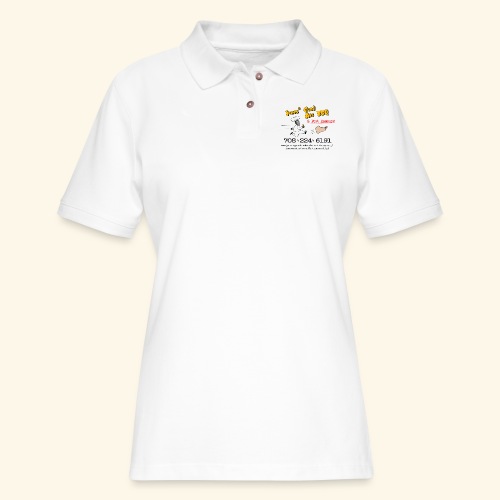 Jones Good Ass BBQ and Foot Massage logo - Women's Pique Polo Shirt