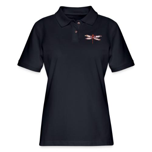 Dragonfly red - Women's Pique Polo Shirt