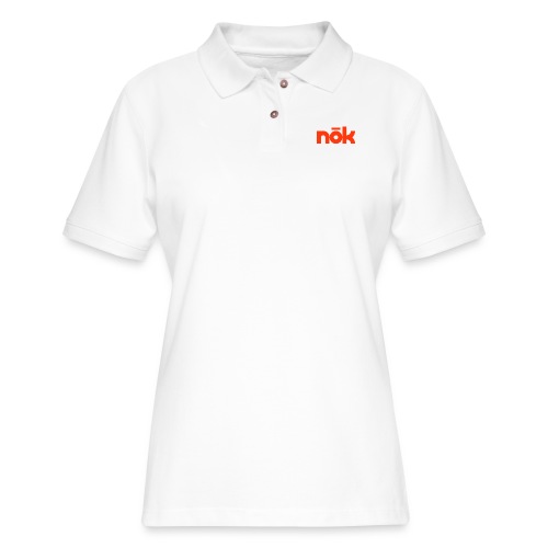 nōk Red - Women's Pique Polo Shirt