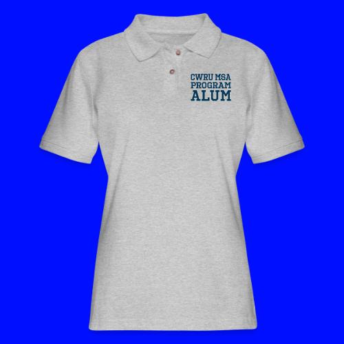 CWRU MSA Program Alum - Women's Pique Polo Shirt