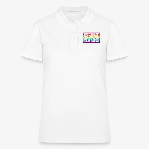 Assume Nothing Gilbert Baker Original LGBTQ Gay - Women's Pique Polo Shirt