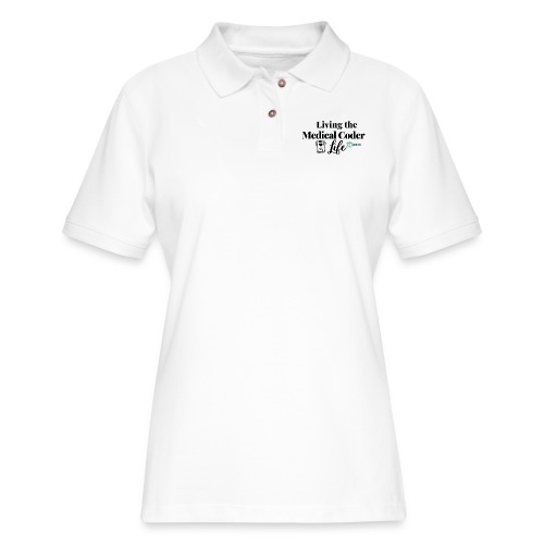 Living the Medical Coder Life- AAPC - Women's Pique Polo Shirt