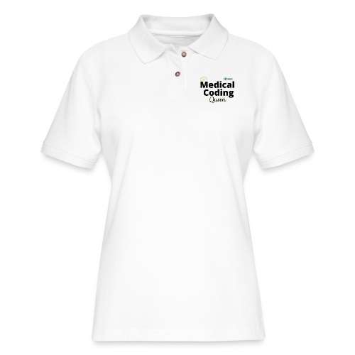 AAPC Medical Coding Queen Apparel - Women's Pique Polo Shirt