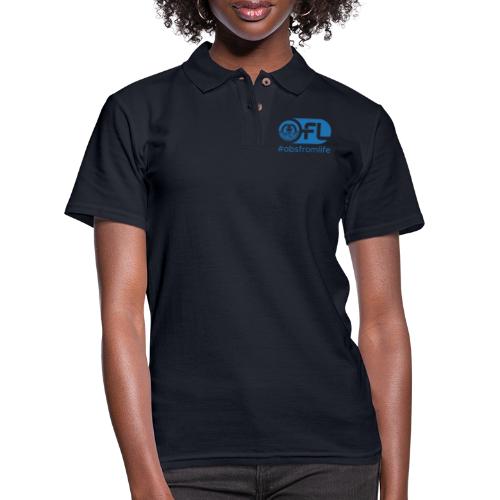 Observations from Life Logo with Hashtag - Women's Pique Polo Shirt