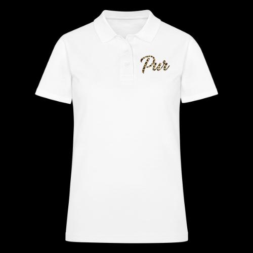 Pur Script - Women's Pique Polo Shirt