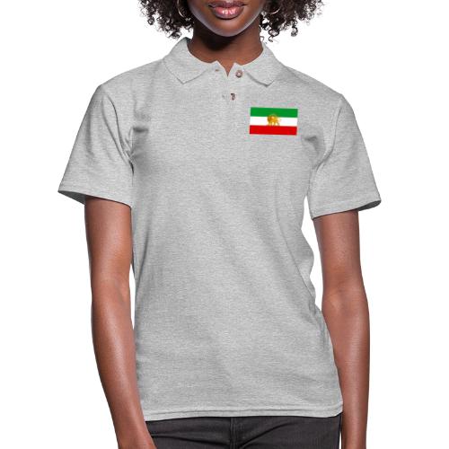 Flag of Iran - Women's Pique Polo Shirt