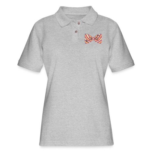 Bow Tie - Women's Pique Polo Shirt