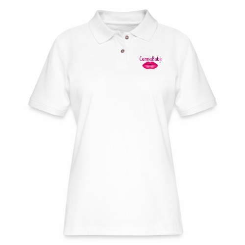 CannaBabe - Women's Pique Polo Shirt