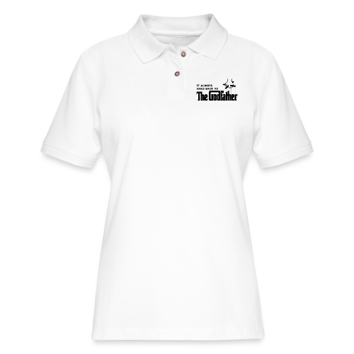 It Always Goes Back to The Godfather - Women's Pique Polo Shirt