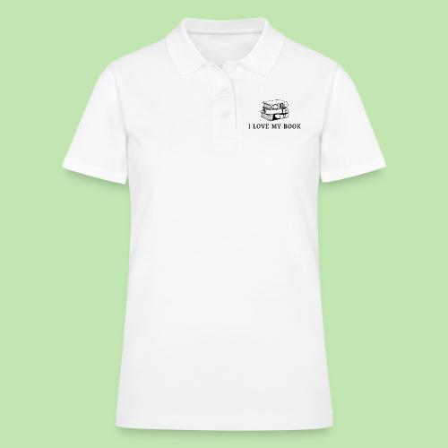 I love my book t-shirt - Women's Pique Polo Shirt