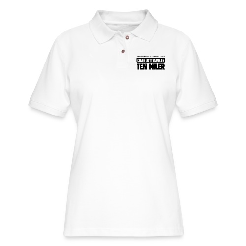 Charlottesville Ten Miler - Women's Pique Polo Shirt