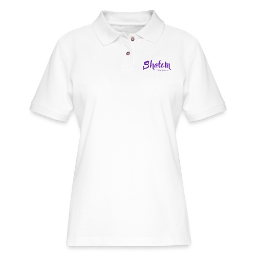 shalom t-shirt - Women's Pique Polo Shirt