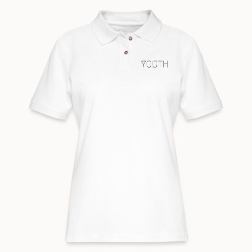 Youth Text - Women's Pique Polo Shirt