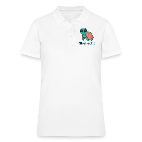 Funny Turtle Sunglasses Shelled It Cute Gift - Women's Pique Polo Shirt