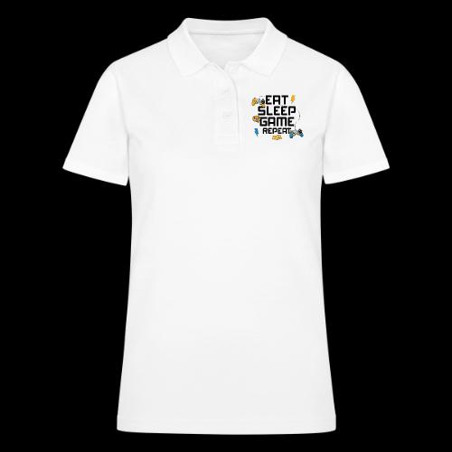 Eat Sleep Game Repeat! - Women's Pique Polo Shirt