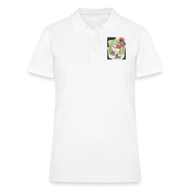 Girl with Rose Vine