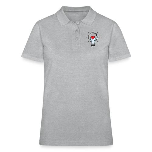 FUMCSD Heart Light Bulb - Women's Pique Polo Shirt