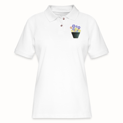 The Spring Flowers - Women's Pique Polo Shirt