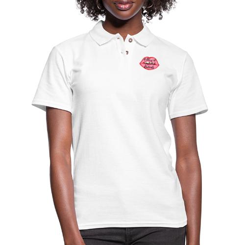 A Bevy of Lipsticked Radicals - Women's Pique Polo Shirt