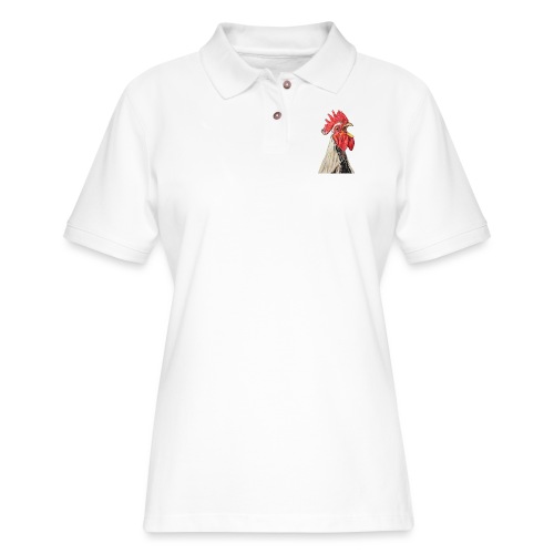Crowing Rooster, Julio - Women's Pique Polo Shirt