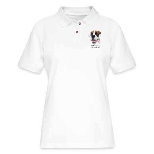 My BFF is my dog deal with it - Women's Pique Polo Shirt