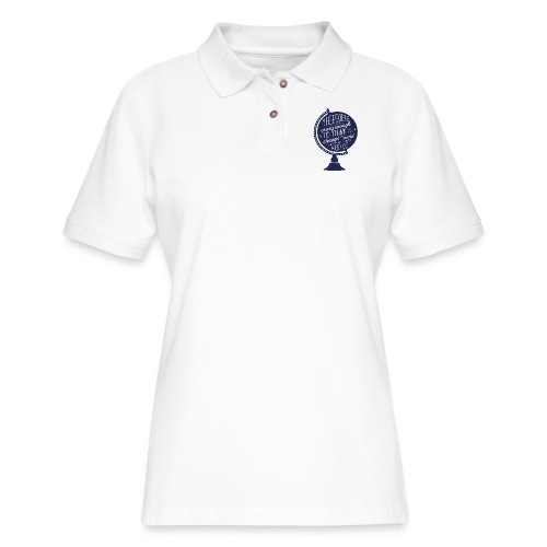 change the world - Women's Pique Polo Shirt