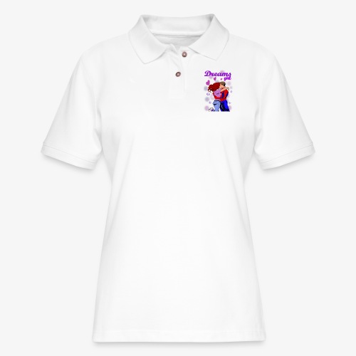 Dreams geek girl - Women's Pique Polo Shirt