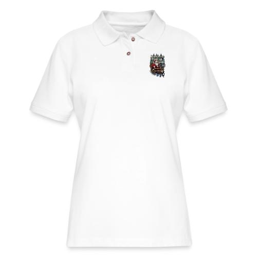Nostalgic Santa T-Shirt - Women's Pique Polo Shirt