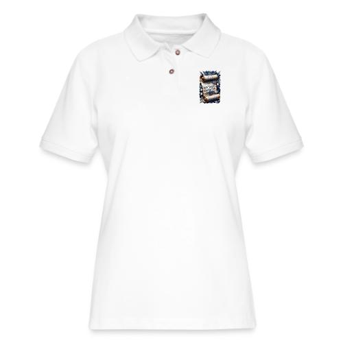 New Year's Resolution T-Shirt - Women's Pique Polo Shirt