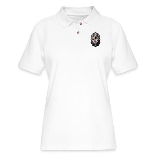 Evergreen New Year T-Shirt - Women's Pique Polo Shirt