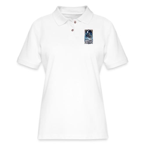 Winter Solstice Temple T-Shirt - Women's Pique Polo Shirt