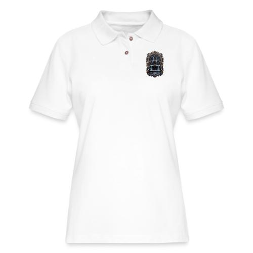 Gilded Baroque Fountain T-Shirt - Women's Pique Polo Shirt