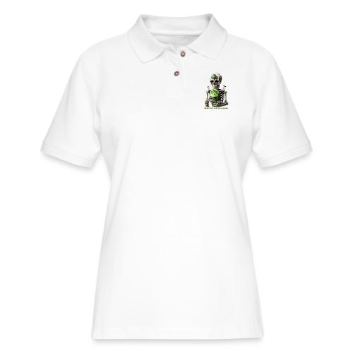 Eternal Stout Skeleton Graphic Tee - Women's Pique Polo Shirt