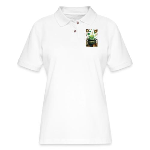 Emerald Excuses Cauldron Graphic Tee - Women's Pique Polo Shirt