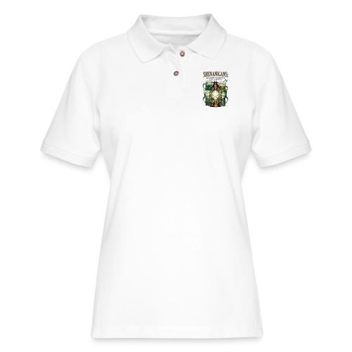 Worth a Shot Lantern Toast Graphic Tee - Women's Pique Polo Shirt