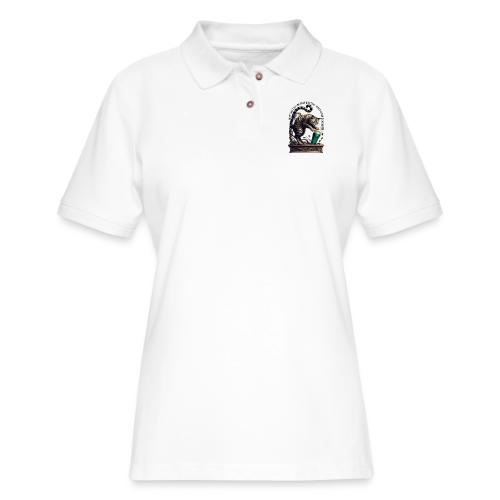 Lucky Last Call Cat Graphic Tee - Women's Pique Polo Shirt