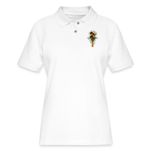 Traffic Light Whisperer T Shirt - Women's Pique Polo Shirt