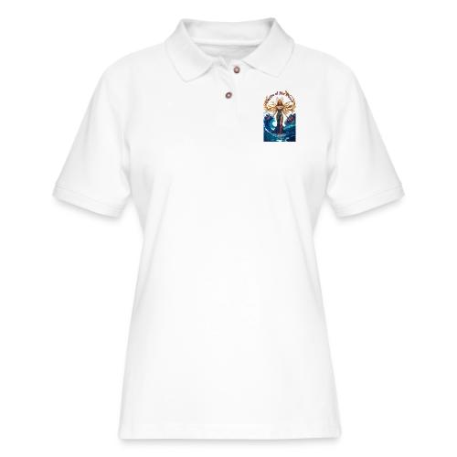 Women’s Day Tidal Sovereign T Shirt, Gift for Wife - Women's Pique Polo Shirt
