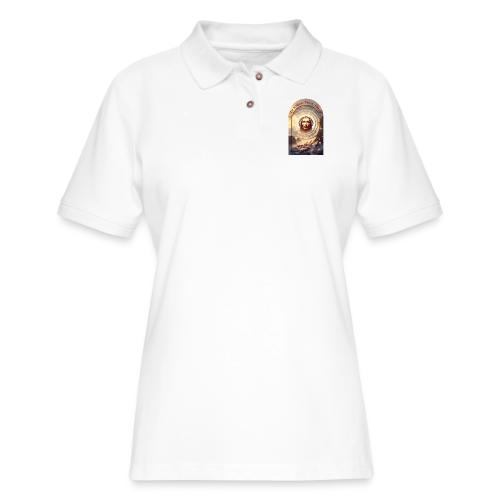 Easter He Is Risen Sacred Face T Shirt, wife Gift - Women's Pique Polo Shirt