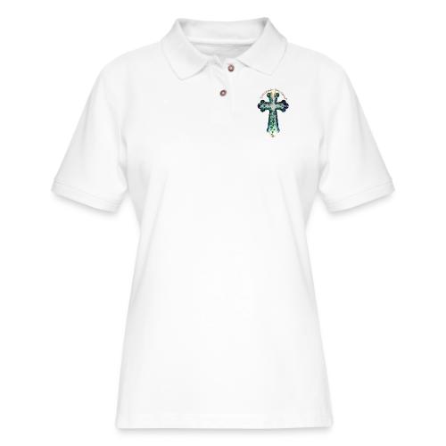 Easter Grace Cascades Eternal T Shirt, Mercy Gift - Women's Pique Polo Shirt