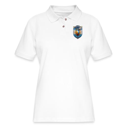 Argentina Hornero Soccer T Shirt, Football Gift - Women's Pique Polo Shirt