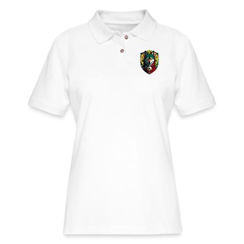 Portugal Iberian Wolf Soccer T Shirt,Football Gift - Women's Pique Polo Shirt