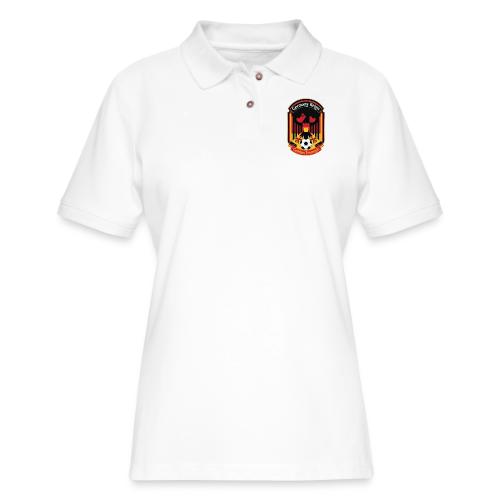 Germany Eagle Reign T-Shirt, German Flag Gift - Women's Pique Polo Shirt